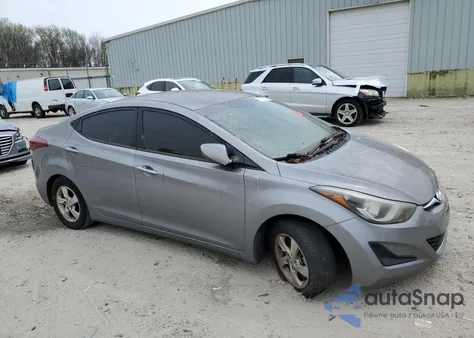 2014 Hyundai Elantra Se из США, поврежденный, VIN KMHDH4AE9EU033909
